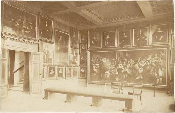 The Rijksmuseum in the Trippenhuis, mid-19th century