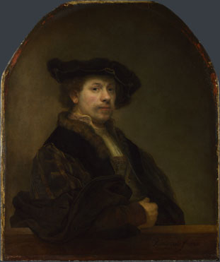 Rembrandt, self-portrait, 1640, National Gallery