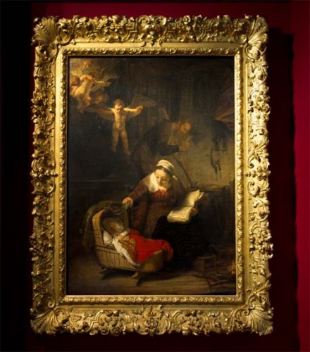 Rembrandt, Holy Family, Hermitage St Petersburg, here exhibited in Amsterdam's New Church, 2011