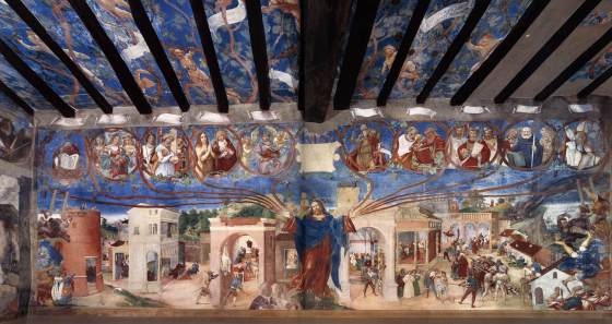 Lorenzo Lotto, Christ the Vine, Capella Suardi, Trescore