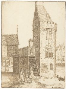 The Kloveniers headquarters' old headquarter, by David David Vinckboons, 1599-1609, Rijksmuseum