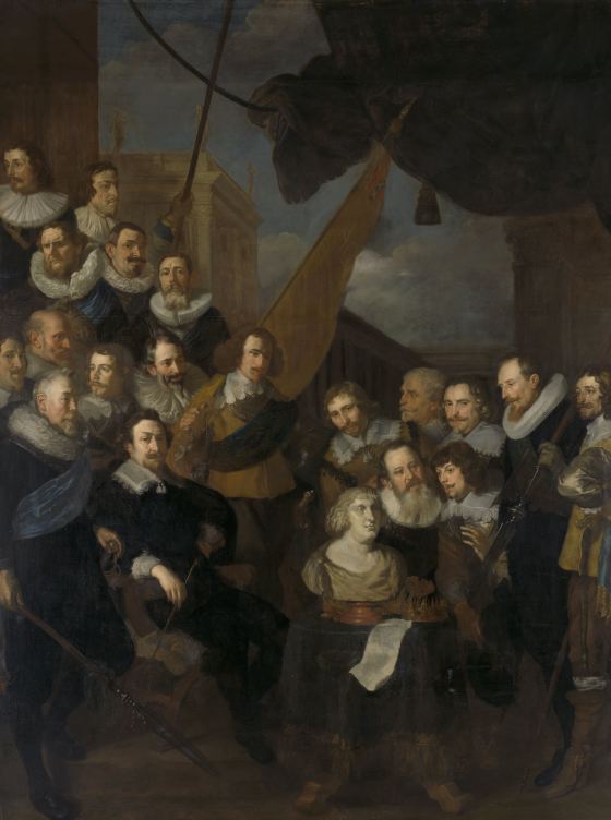 The company of District XIX under command of Captain Cornelis Bicker, 1640, 343×258 cm, Rijksmuseum